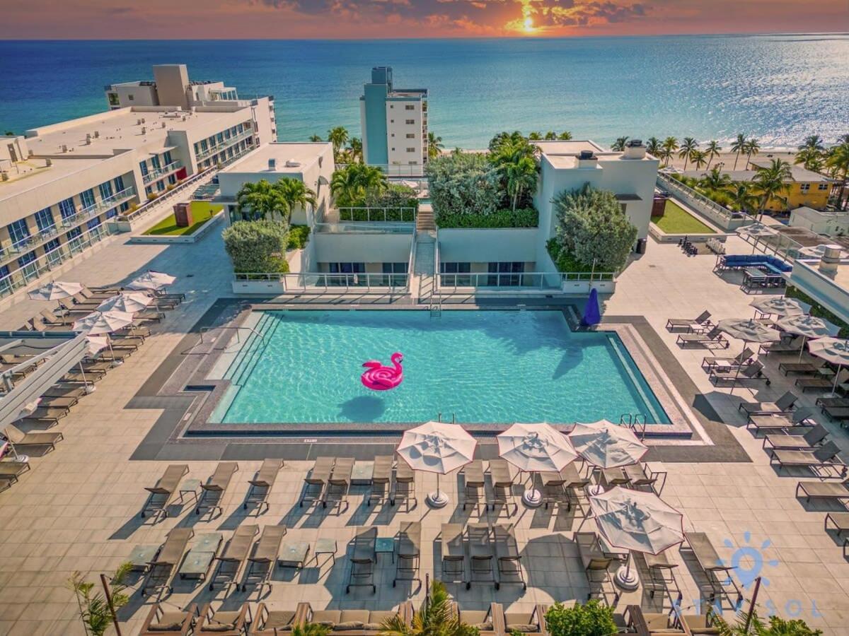 Hollywood Beach Broad - Walk - Amazing Pool - Hot Tub Exteriör bild