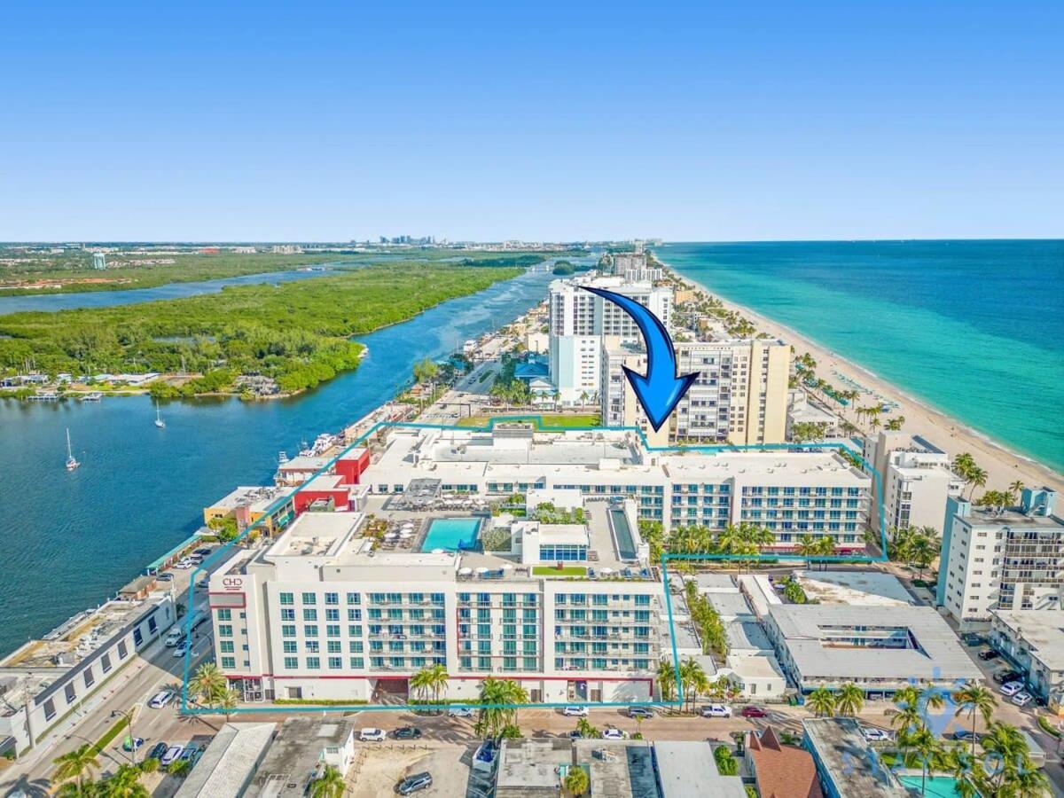 Hollywood Beach Broad - Walk - Amazing Pool - Hot Tub Exteriör bild