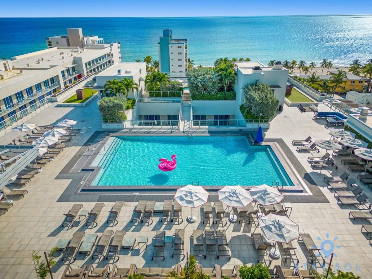 Hollywood Beach Broad - Walk - Amazing Pool - Hot Tub Exteriör bild