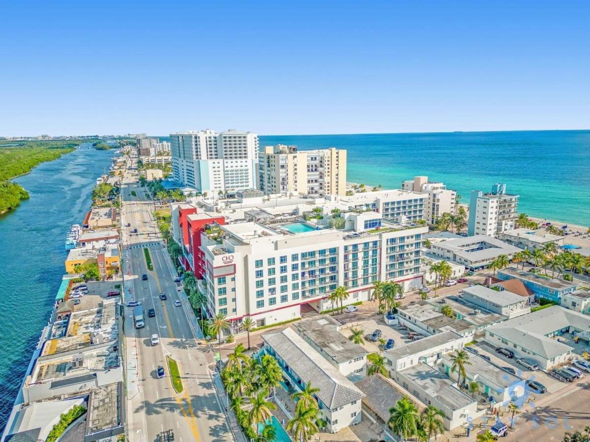 Hollywood Beach Broad - Walk - Amazing Pool - Hot Tub Exteriör bild