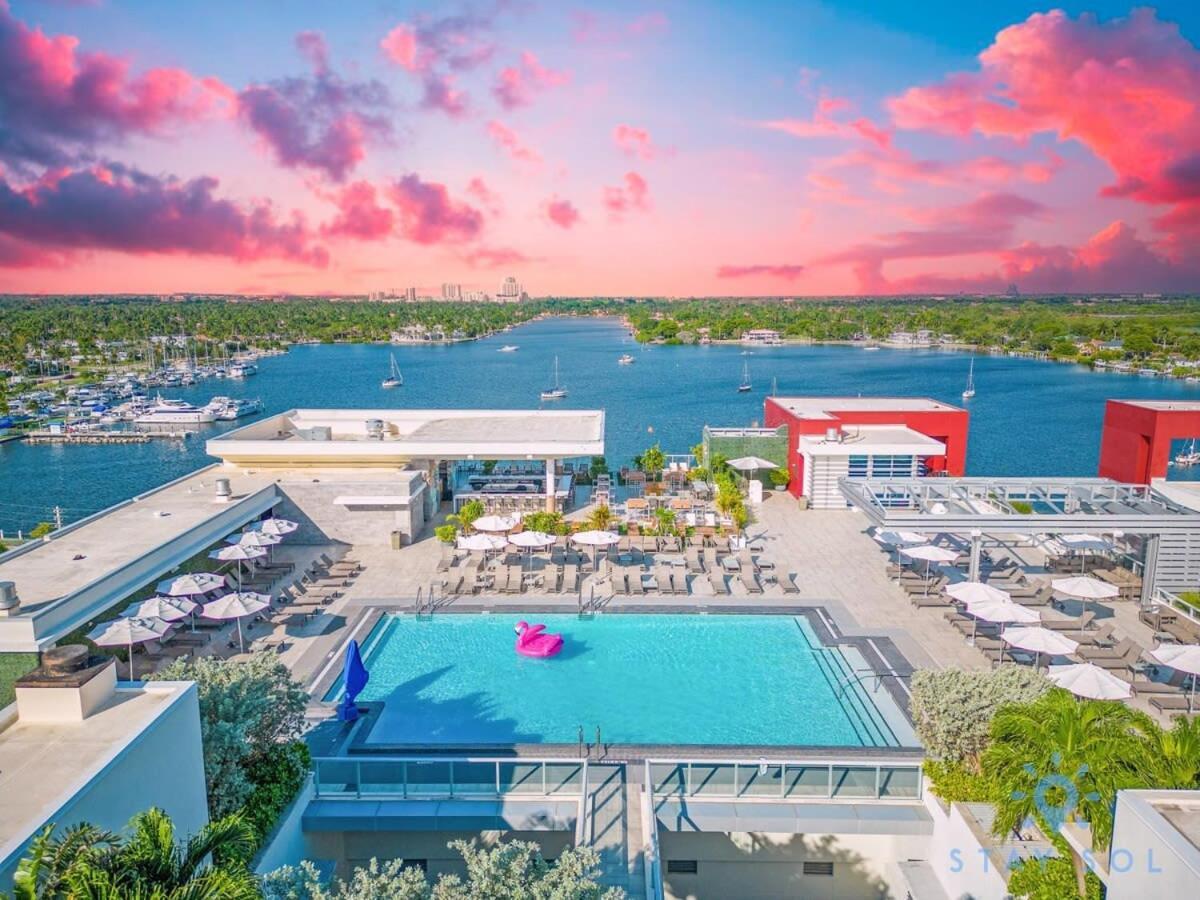 Hollywood Beach Broad - Walk - Amazing Pool - Hot Tub Exteriör bild