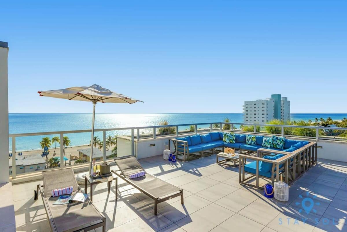 Hollywood Beach Broad - Walk - Amazing Pool - Hot Tub Exteriör bild